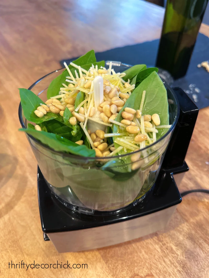 mini processor for pesto recipe